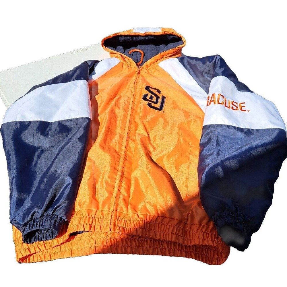 Syracuse University Vintage G-lll Apparel Jacket Hoodie Size XL Front Zipper